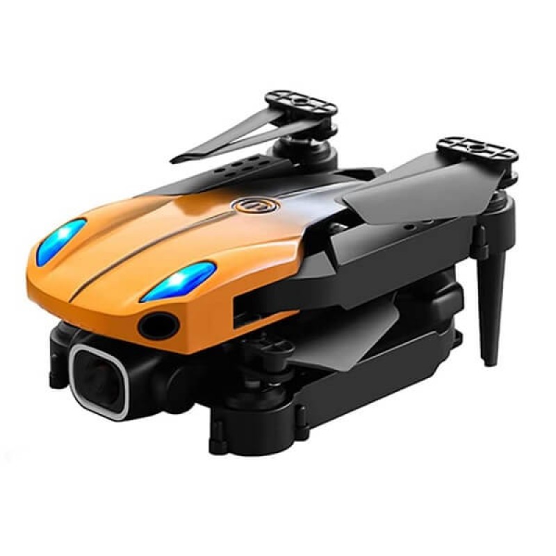 Квадрокоптер XKJ KY907 Black-Orange – міні-дрон з 4K і HD камерами, FPV, запобігання перешкод, до 15 хвилин в кейсі