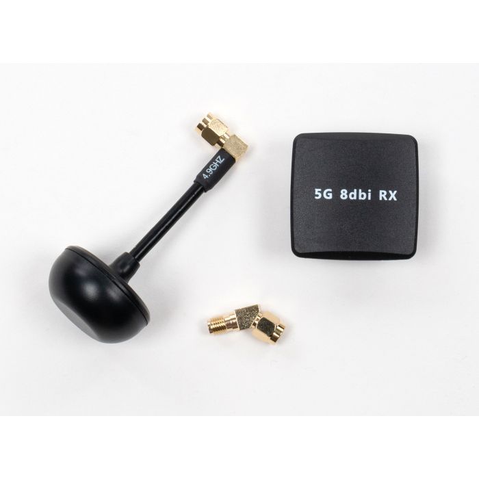 Антена для дрона Skyzone Mushroom short SMA90 + Patch SMA 5.0GHz RHCP (2шт) (AT5GMP)