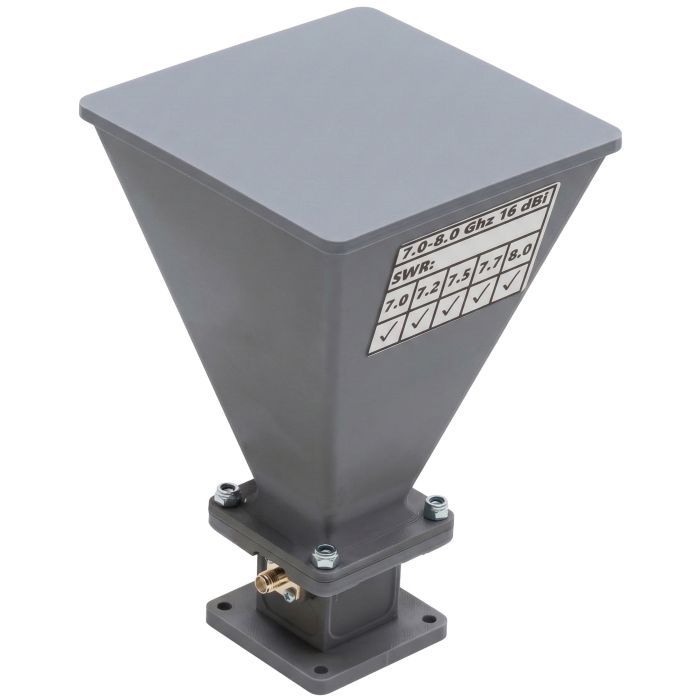 Антена для дрона RavLink Рупор 7.0-8.0 GHz 16 dBi SMA RHCP (RUPOR 7.0-8.0 16DBI)