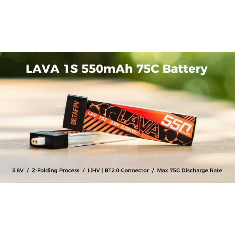 Акумулятор LipoHV BetaFPV LAVA 1s 550mAh (4 шт)