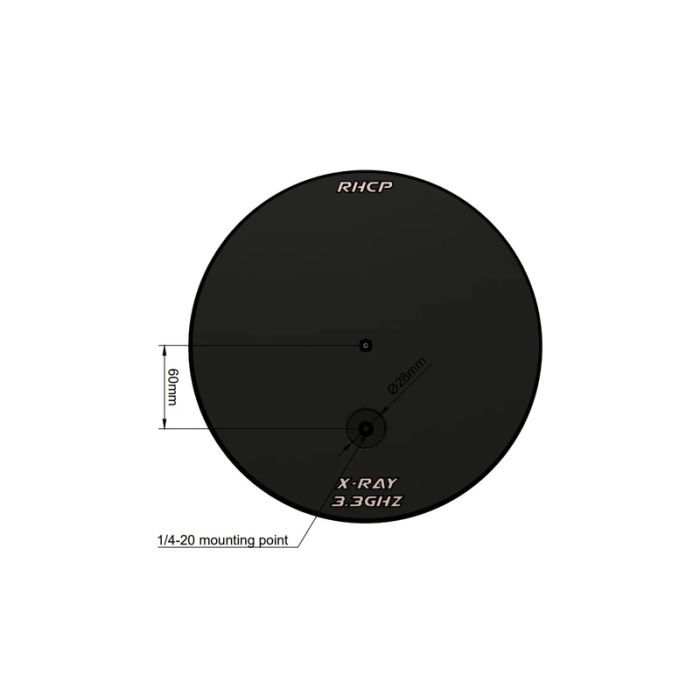 Антена для дрона TrueRC X-Ray 3.3GHz RHCP (0608597256178)