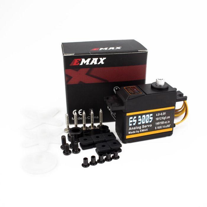 Сервопривід для дрона Emax ES3005 42g Metal Analog Servo for RC Airplane Waterproof (0102007001)