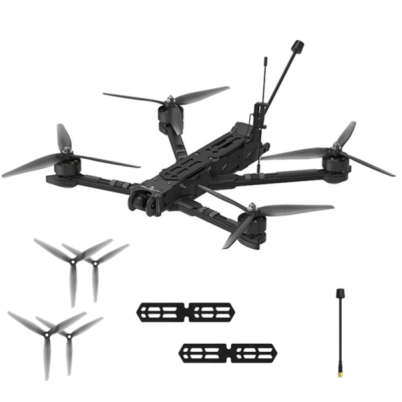 Квадрокоптер iFlight Chimera7 ECO 6S 1.6W ELRS 2,4 ГГц – 7.5-дюймовий FPV-дрон з камерою, БК мотори, до 30 хв