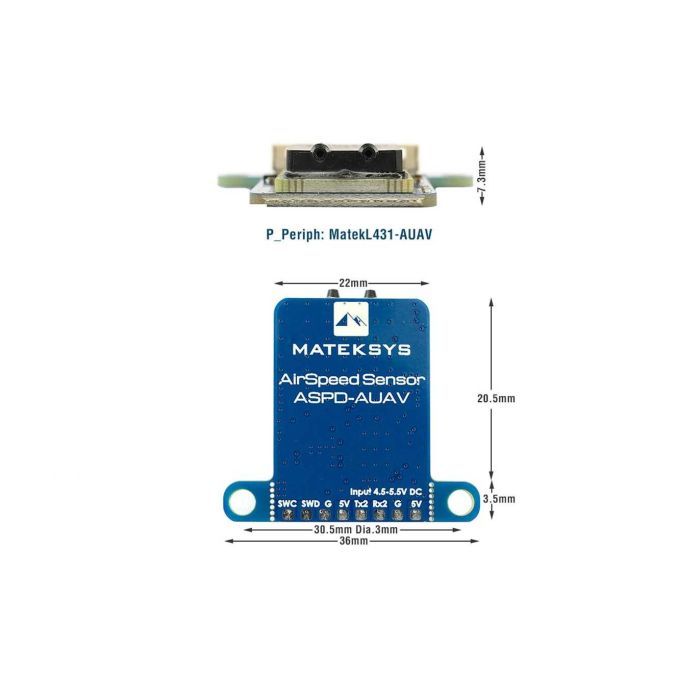 Датчик повітряної швидкості MATEK ASPD-AUAV (ASPDAUAV)