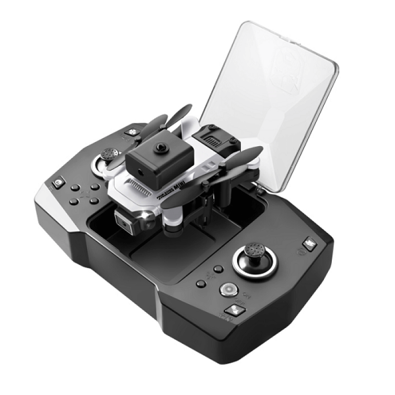 Квадрокоптер XKJ KY912 White – міні-дрон з 4K і HD камерами, FPV, уникнення перешкод, до 15 хвилин в кейсі