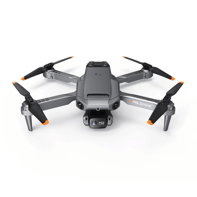 Квадрокоптер XKJ P8 Black – дрон з 4K і HD камерами, FPV, запобігання перешкод, до 15 хвилин в кейсі