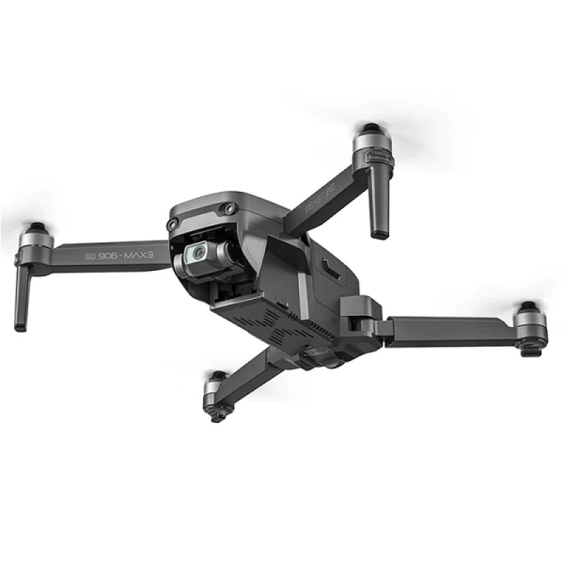 Квадрокоптер ZLRC SG906 MAX 3 - дрон з 4K і HD камерами, GPS, БК мотори, запобігання перешкодам, до 4000м, 30 хв в сумці + злітний майданчик