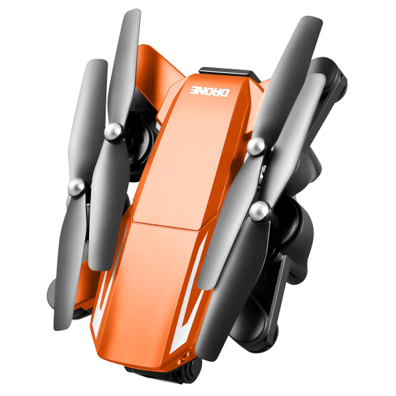 Квадрокоптер YLRC S93 Orange - дрон з 4K і HD камерами, FPV, барометр, до 20 хвилин в кейсі