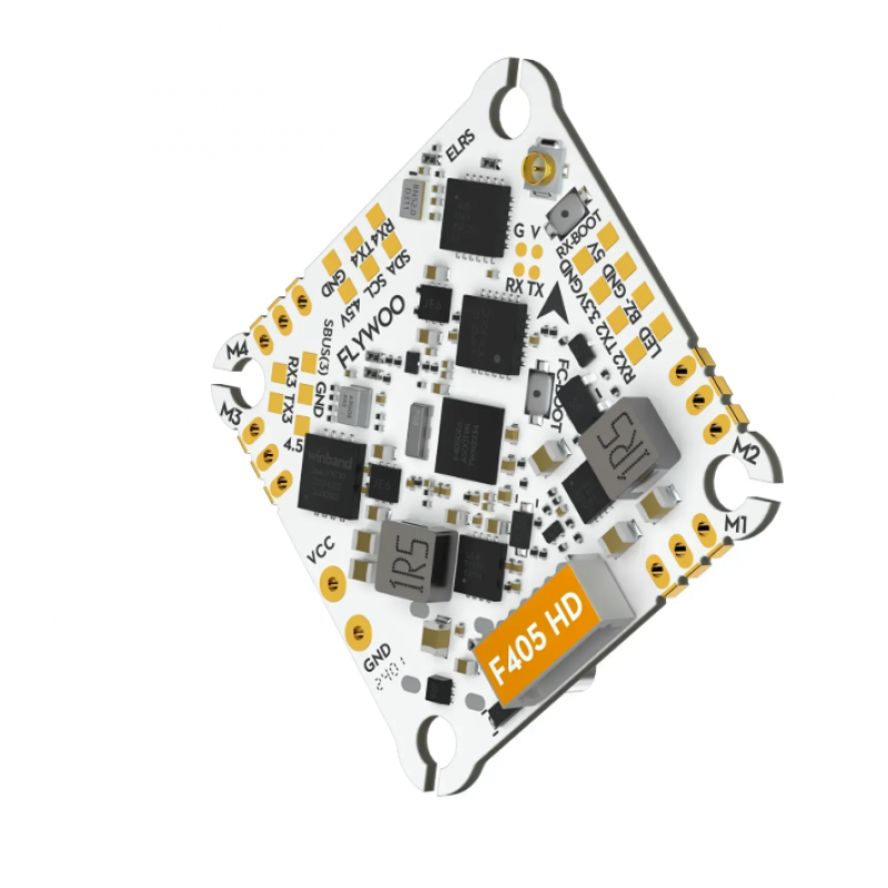 Польотний контролер GOKU F405 HD 1-2S ELRS AIO V2 — плата управління для дрона