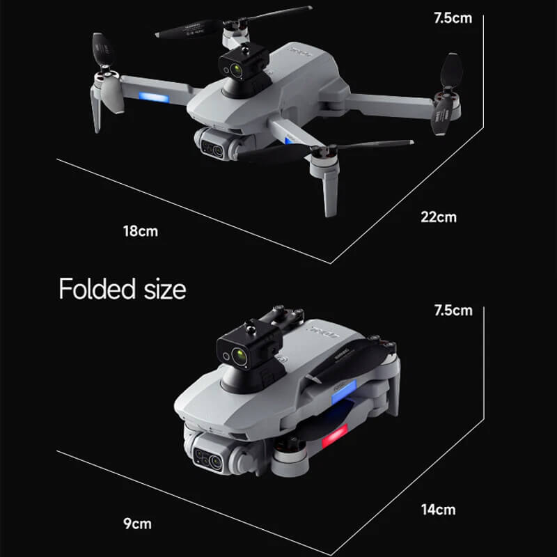 Квадрокоптер 4DRC F8 — дрон з FPV, GPS та уникненням перешкод 360°, до 2000 м, до 25 хвилин у кейсі