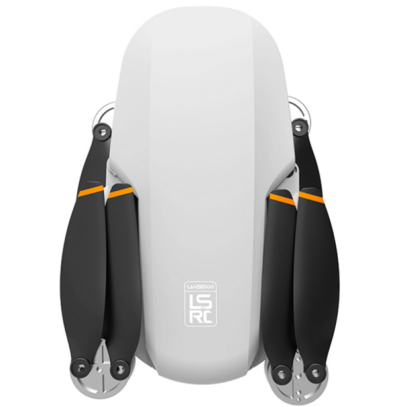 Квадрокоптер LSRC S6S Gray - міні-дрон з 4K і HD камерами, FPV, GPS, БК мотори, до 1500м, 25 хвилин в кейсі + злітний майданчик