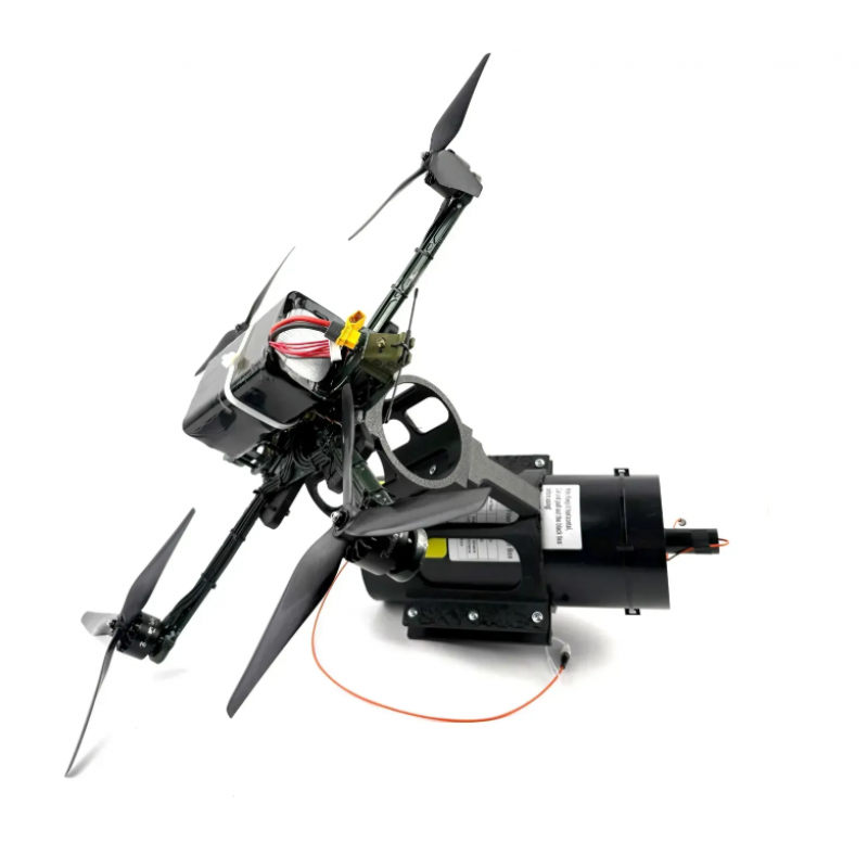 Комплект FPV-дрону з оптоволоконним зв’язком на 10 км та зовнішнім медіаконвертером і кріпленням