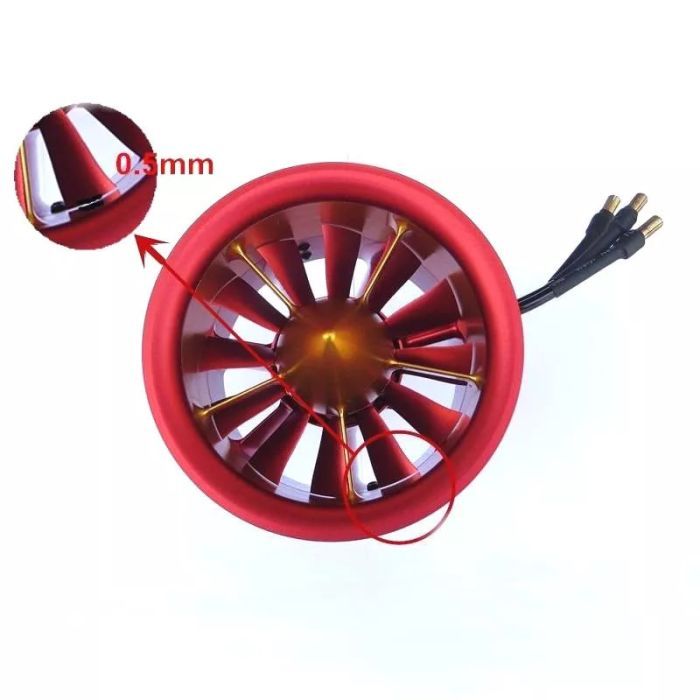 Двигун для дрона JP Hobby EDF Ducted Fan JP Hobby 70mm + 4-6S (7S*) Motor 2250Kv (CCW) (JPH-CCW)