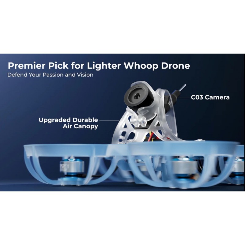 Квадрокоптер BETAFPV Air65 ELRS racing - Дрон FPV , дальність до 100м, час польоту 4 хв, мікрокамера C03.