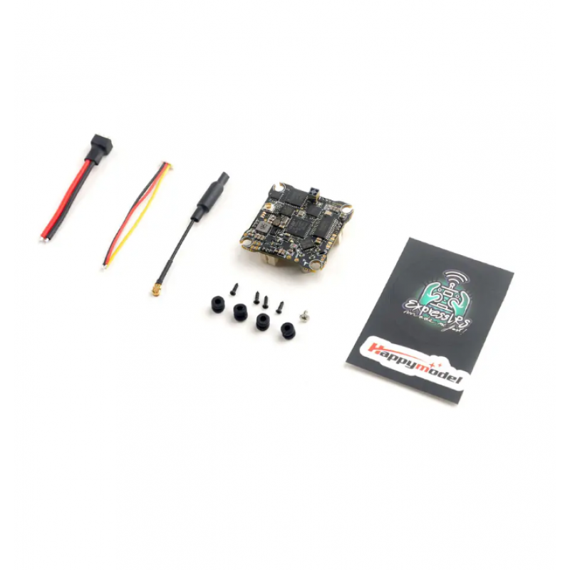 Контролер польоту HappyModel X12 AIO 5-IN-1 ELRS 2.4G – FC з вбудованим 12A ESC і підтримка OPENVTX для 1-2s FPV дронів