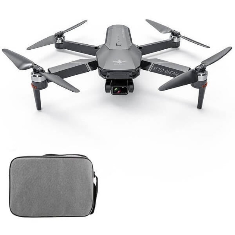 Квадрокоптер Kfplan KF101 Pro - дрон з 4K і HD камерами, EIS, FPV, GPS, БК мотори, до 1200м, 25 хвилин в сумці