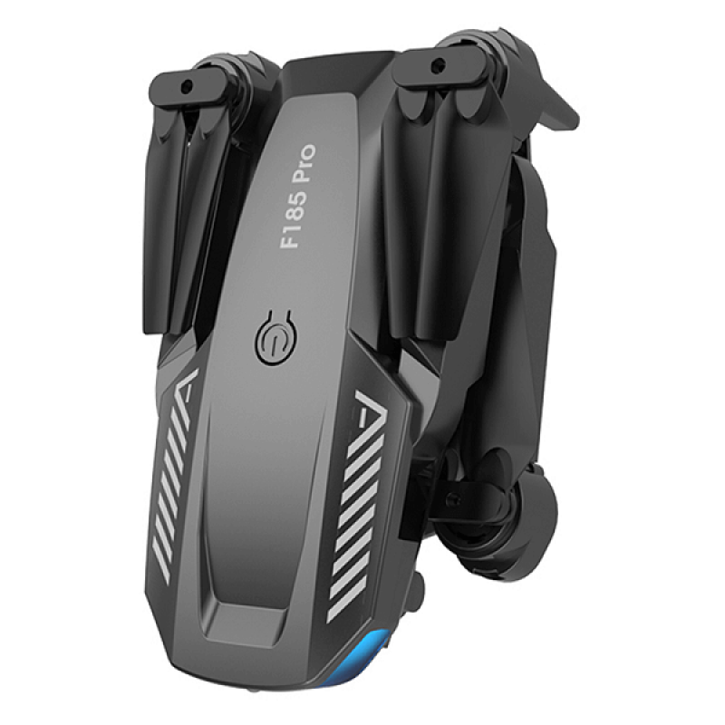 Квадрокоптер ZFR F185 Pro Black – дрон з 4K і HD камерами, FPV, барометр, уникнення перешкод, до 15 хв в кейсі