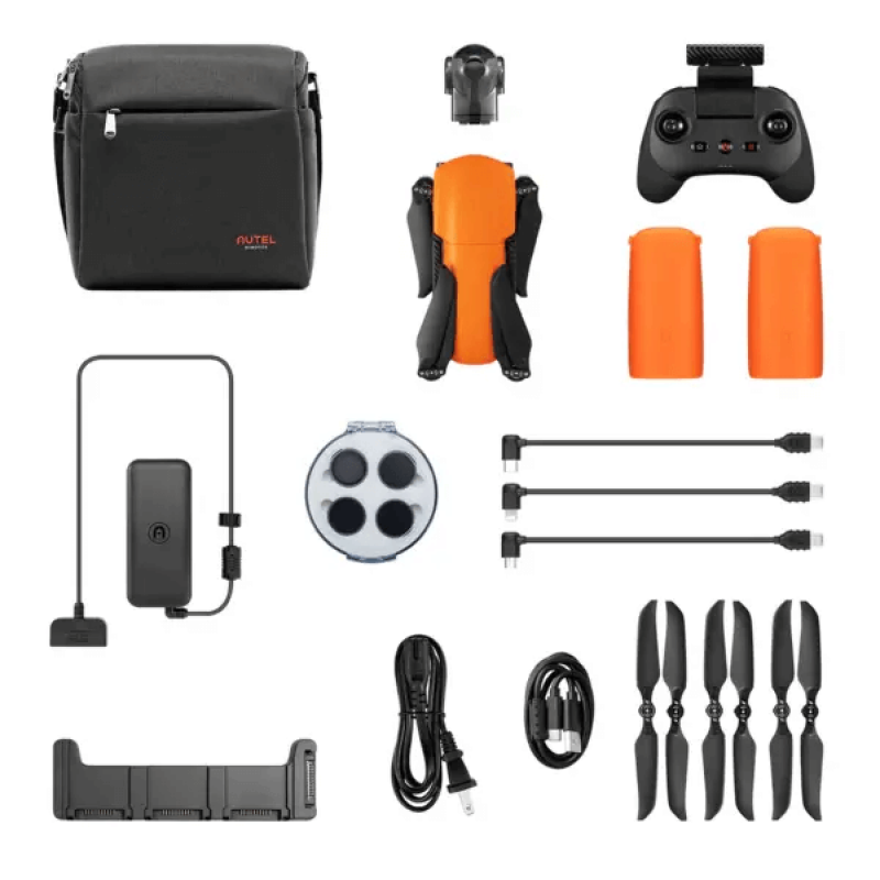 Квадрокоптер Autel Evo Lite Plus Premium Bundle Orange (102000720) – дрон з 6K камерою, FPV, GPS, БК мотори, до 24 км, 40 хвилин в сумці