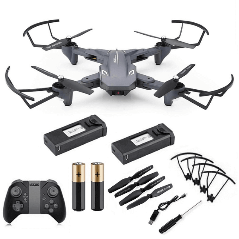 Квадрокоптер Visuo XS816 Pro - дрон з 4K і HD камерами, FPV, барометр, до 40 хвилин (додатковий акумулятор)