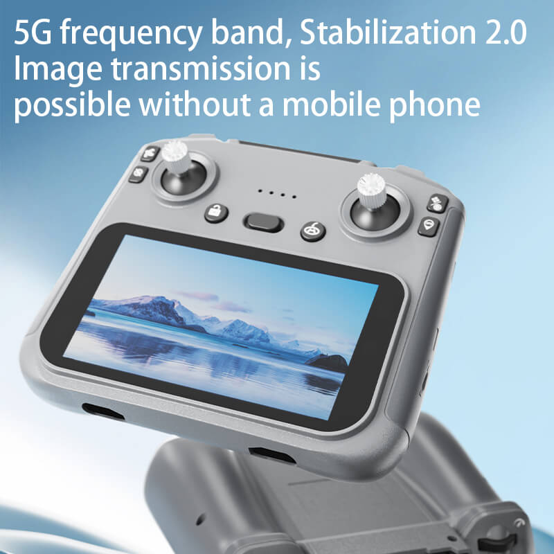 Квадрокоптер L300 Ultra - дрон з HD-камерою, FPV 5G, GPS, уникненням перешкод, пультом із сенсорним екраном, до 500 м, до 28 хвилин у сумці