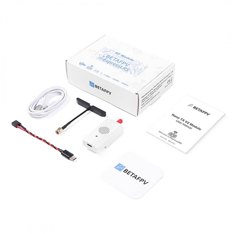 Зовнішній модуль передавача BETAFPV Nano TX V2 - ELRS, 915 МГц, до 2 Вт, для FPV-дронів