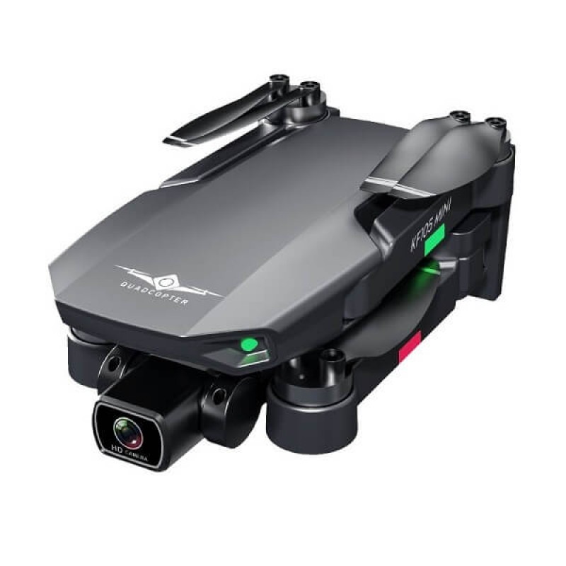 Квадрокоптер Kfplan KF105 - дрон з 4K і HD камерами, FPV, GPS, БК мотори, запобігання перешкод, до 500м, 22 хвилин в кейсі