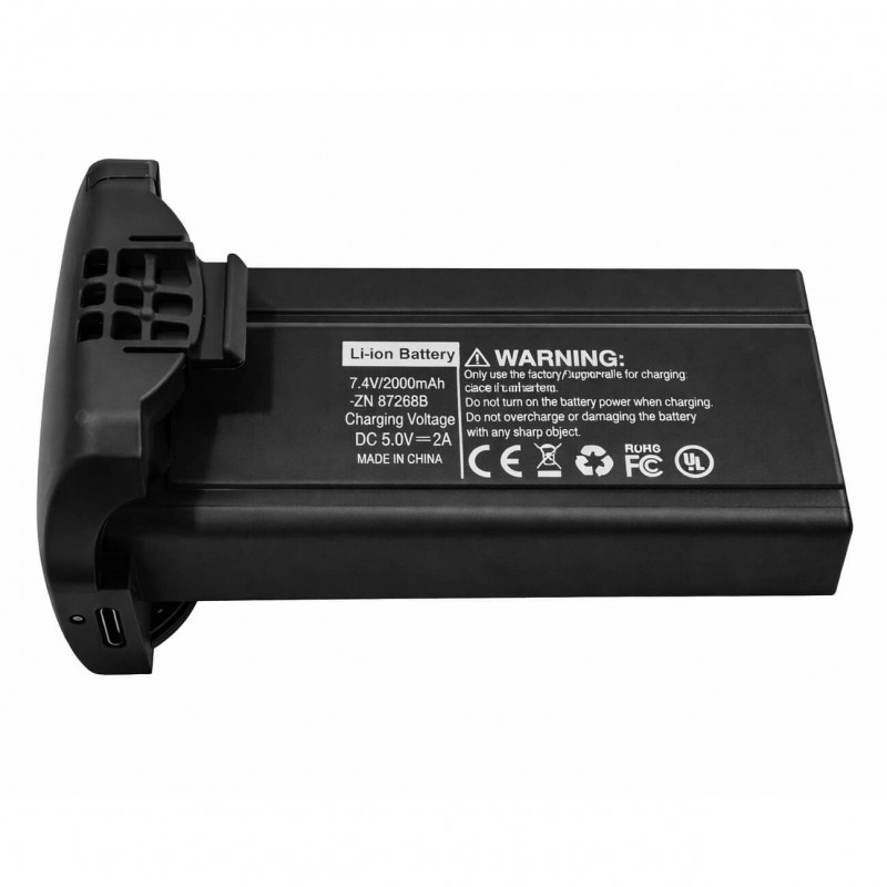 Акумулятор для дрона S185 - Li-Po 2000 мА·год 7.4 В (до 20 хвилин польоту, чорний)