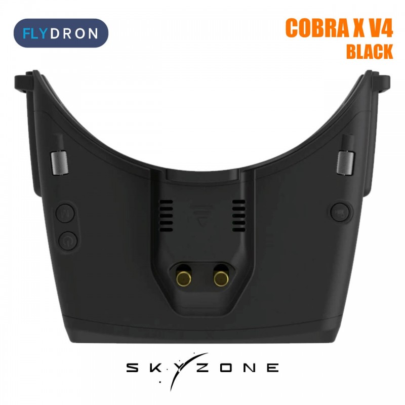 FPV-окуляри для квадрокоптерів Skyzone Cobra X V4 Black з приймачем SteadyView 5.8G та оновленим DVR 60 FPS