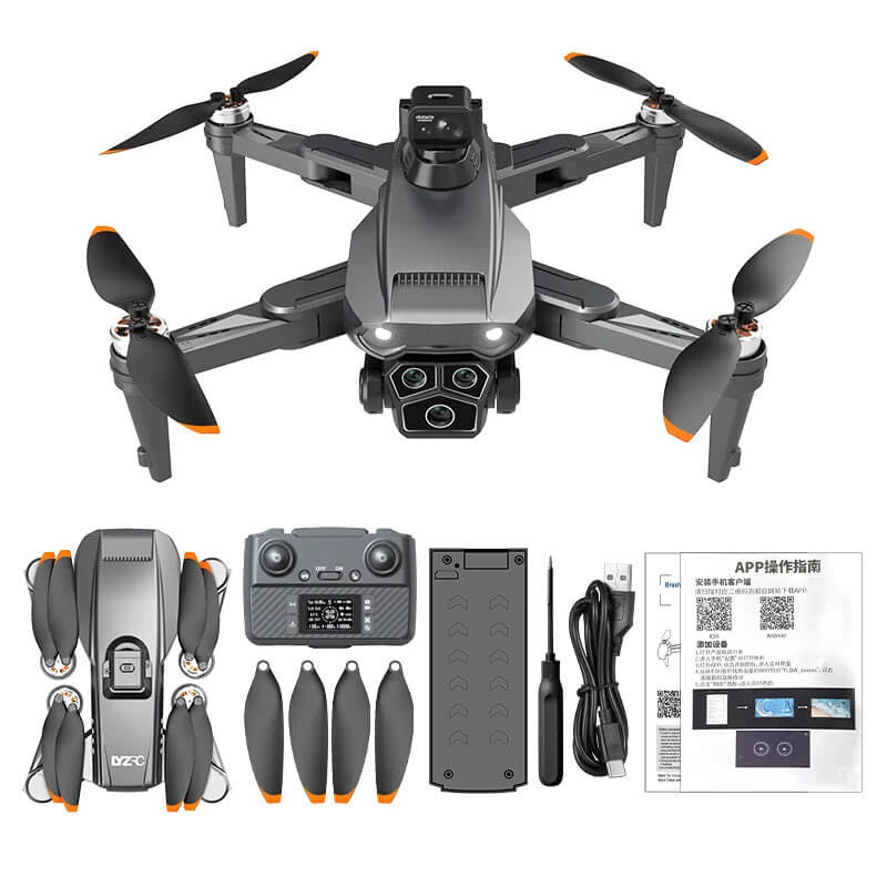 Квадрокоптер LYZRC L103MAX OAS — дрон з 4K та HD камерами, FPV, GPS та 360° уникненням перешкод, до 1200 м, до 25 хвилин у сумці