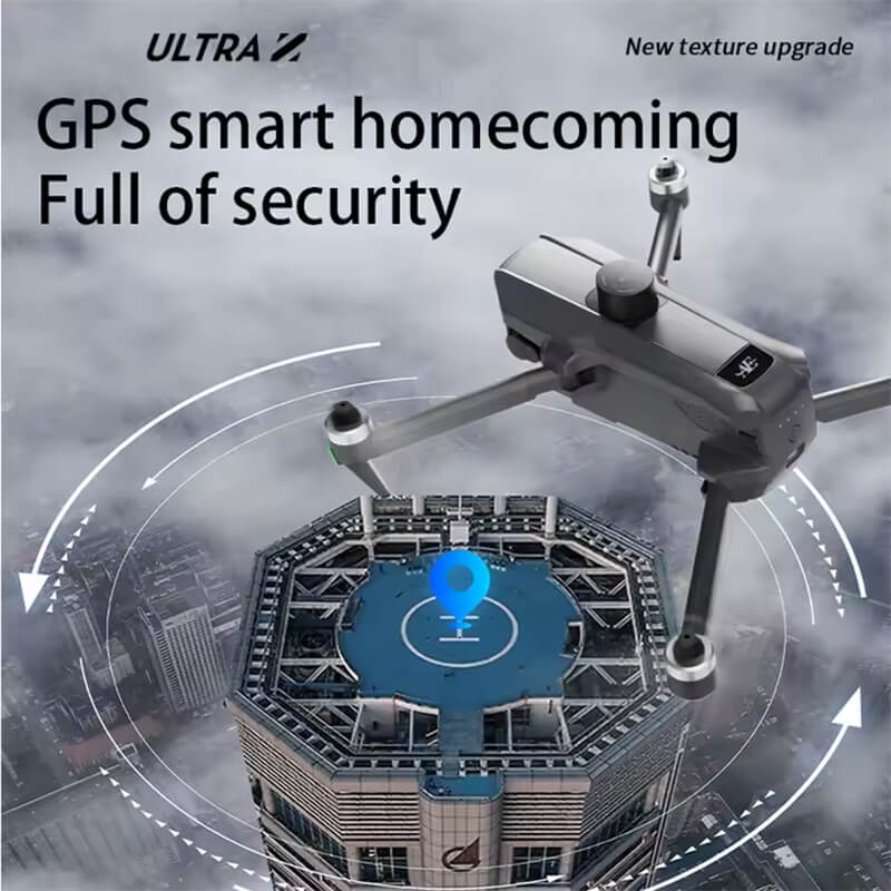 Квадрокоптер AE30 Max — дрон з 4K камерою, 3-осьовим підвісом, GPS, сенсорним пультом управління 7,2", лазерним уникненням перешкод, FPV до 8 км, до 45 хвилин польоту, з сумкою