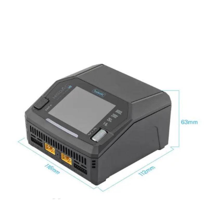 Зарядний пристрій ToolkitRC M6DAC V2 + Блок живлення (DC 700W / AC 220W)