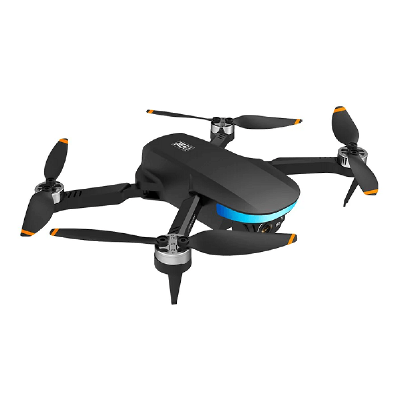 Квадрокоптер LSRC S6S Black - міні-дрон з 4K і HD камерами, FPV, GPS, БК мотори, до 1500м, 25 хвилин в кейсі