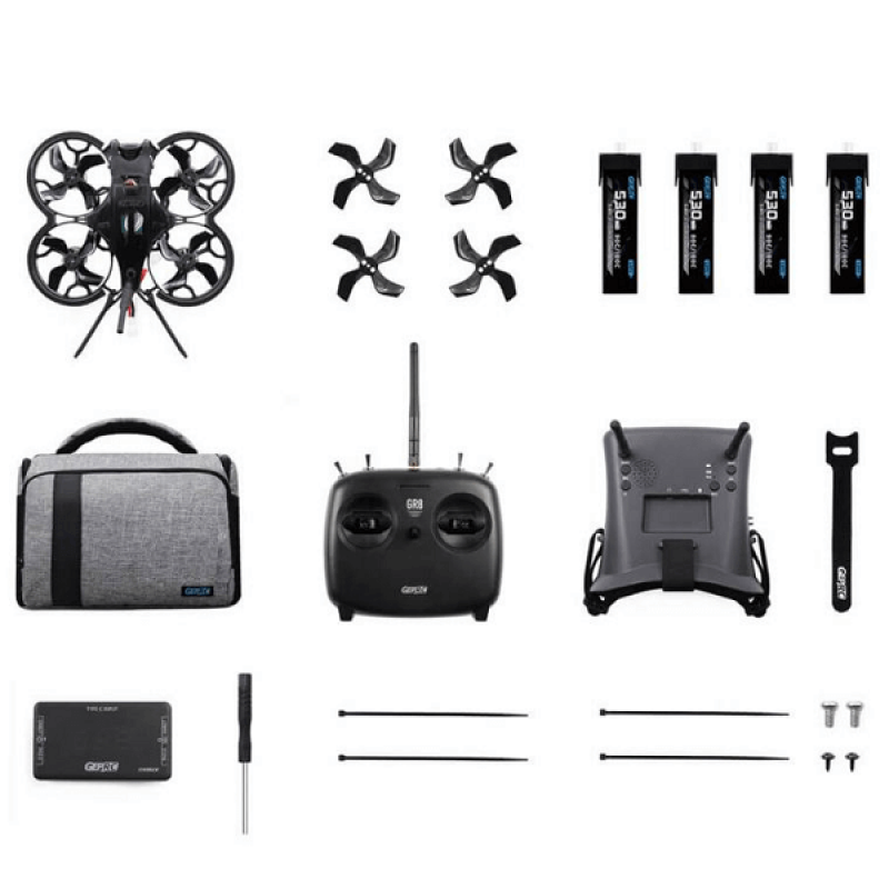 Квадрокоптер GEPRC TinyGO 4K FPV Kit RTF – FPV-дрон з 4K камерою, до 6 хвилин, окуляри в кейсі