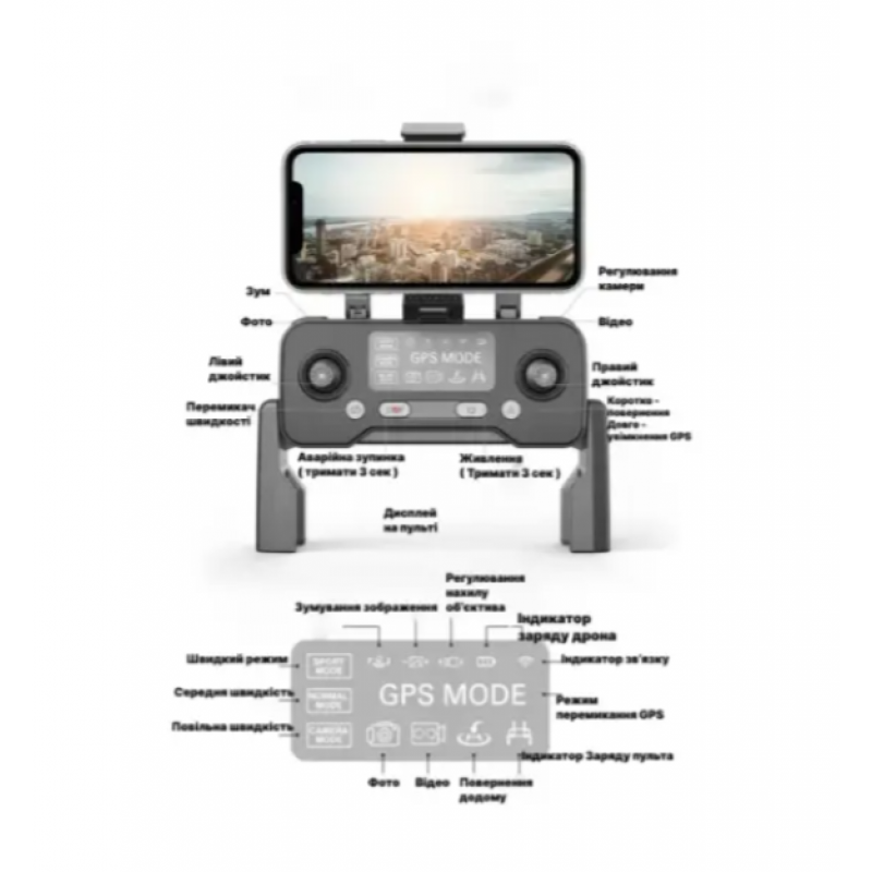 Професійний квадрокоптер F11S 4K PRO+ дрон з 4K, GPS, FPV, БК мотори, 6 км, до 28 хв. польоту