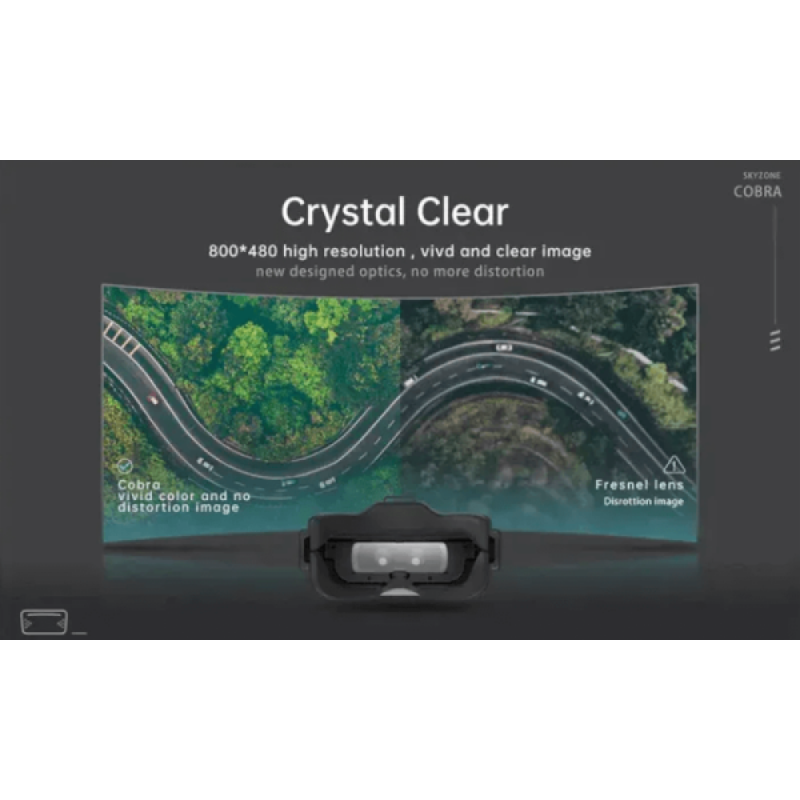 FPV окуляри SKYZONE FPV COBRA SD Grey (COBRASD)