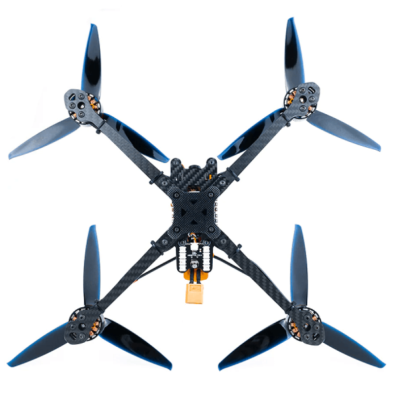 Квадрокоптер DarwinFPV Darwin129 7” Long Range PNP – FPV-дрон з камерою, БК мотори, GPS, вантажопідйомність до 1,5 кг, до 3 км