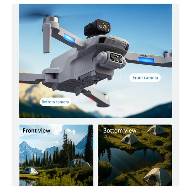 Квадрокоптер 4DRC F8 — дрон з FPV, GPS та уникненням перешкод 360°, до 2000 м, до 25 хвилин у кейсі