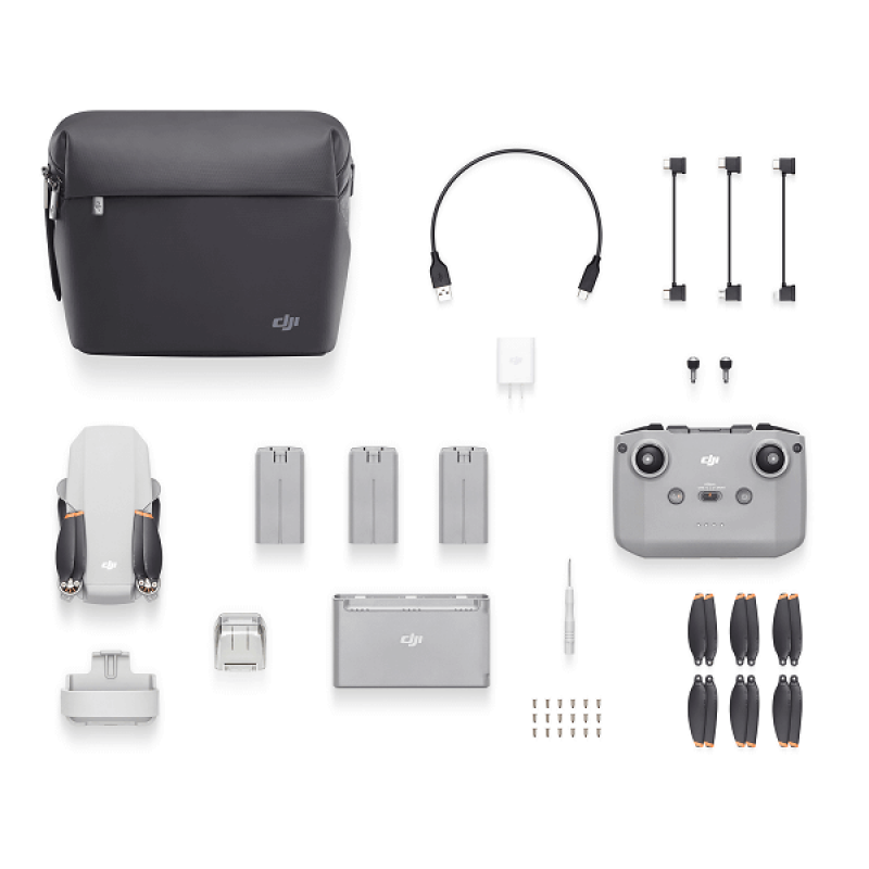 Квадрокоптер DJI Mini 2 Fly More Combo (CP.MA.00000307.01) - дрон з 4K камерою, FPV, GPS, БК мотори, до 6км, 31 хвилина