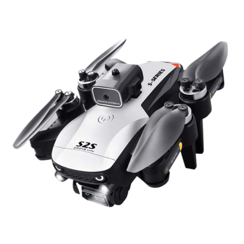 Квадрокоптер LSRC S2S - дрон з 6K і HD камерами, FPV, БК мотори, уникнення перешкод, до 25 хвилин в кейсі