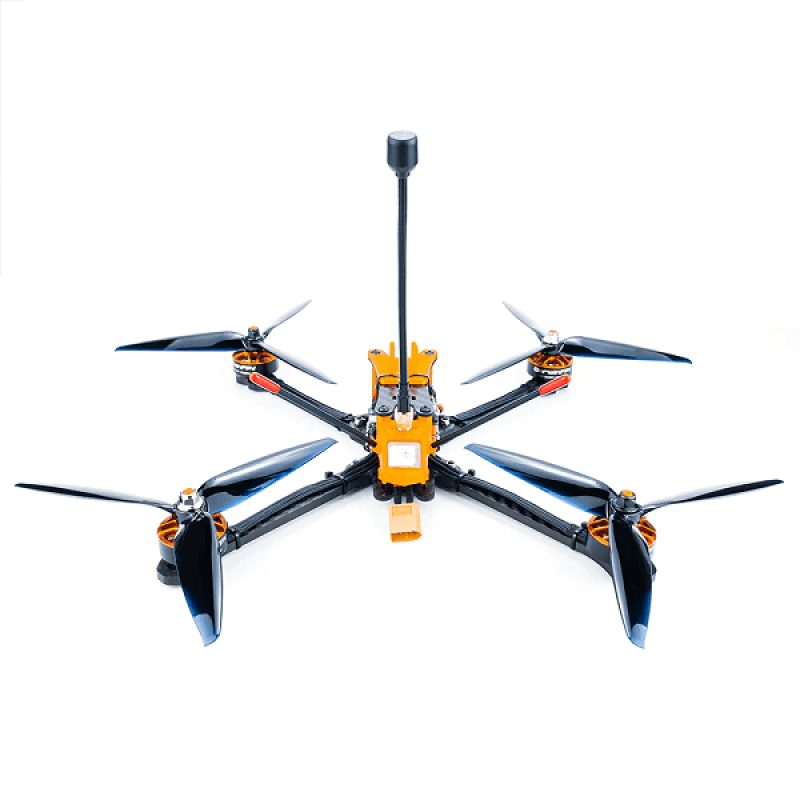 Квадрокоптер DarwinFPV Darwin129 7” Long Range PNP – FPV-дрон з камерою, БК мотори, GPS, вантажопідйомність до 1,5 кг, до 3 км