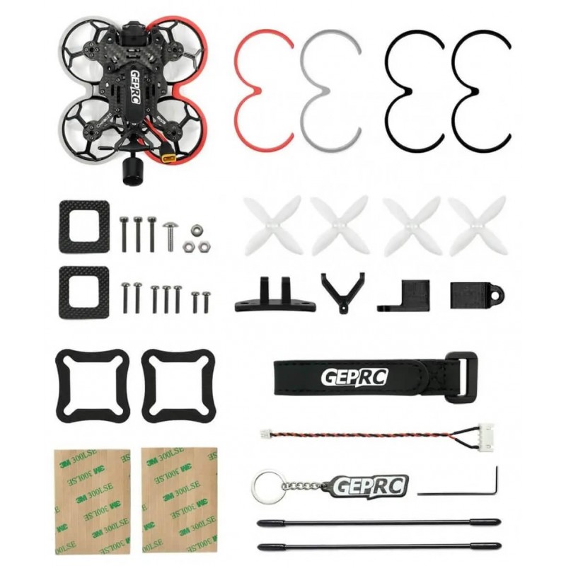 Квадрокоптер GEPRC CineLog20 — FPV CineWhoop-дрон для зйомки та тренувань, безколекторні мотори, дальність до 1000 м, до 6 хвилин польоту