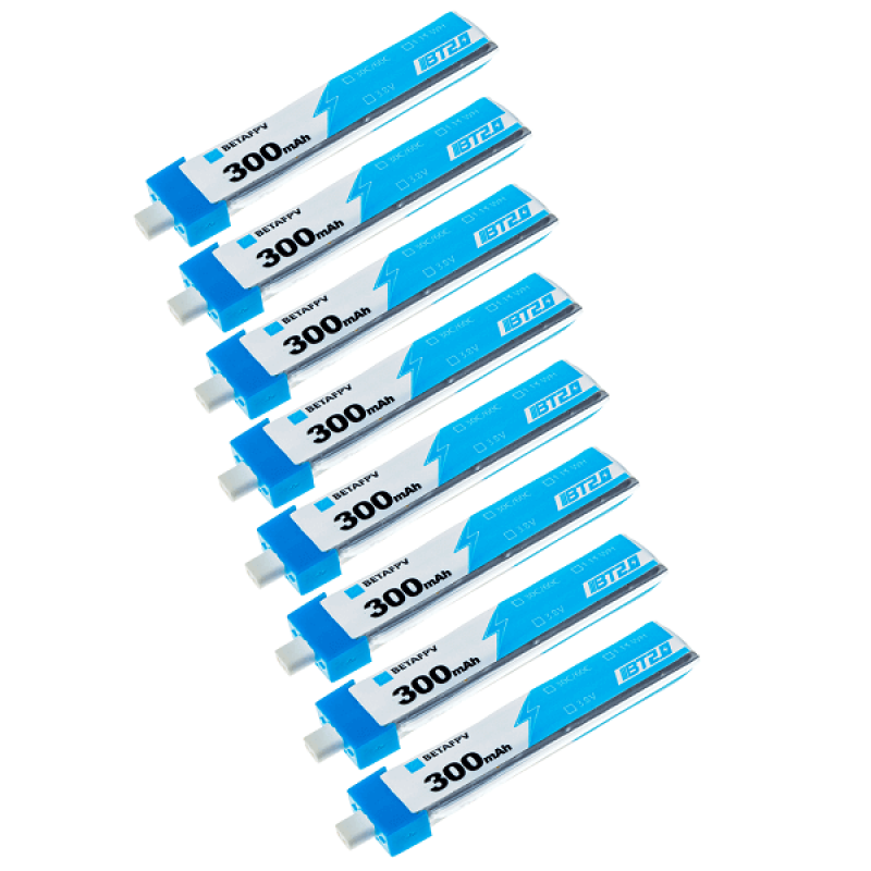 Акумуляторна батарея 8 шт на 300 mAh 1S BT2.0 для квадрокоптера BetaFPV Cetus Lite, Cetus FPV, Meteor65 Pro