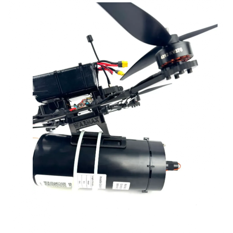 Комплект FPV-дрон з оптоволокном 10 км, зовнішнім медіаконвертером, 2 акумуляторами, платою ініціації та кріпленням