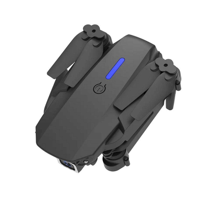 Квадрокоптер RC E88 Pro 2023 Plus Black - дрон з 4K і HD камерами, FPV, барометр, до 30хв (додатковий акумулятор) + злітний майданчик