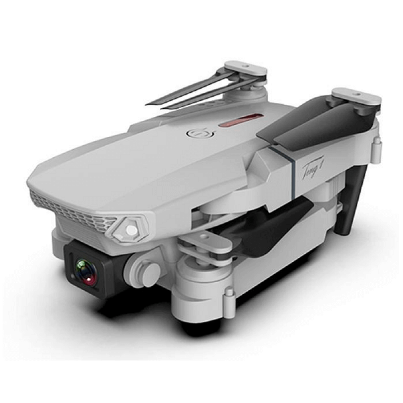 Квадрокоптер RC E88 Pro Gray - дрон з 4K і HD камерами, FPV, барометр, до 15 хвилин в кейсі + злітний майданчик