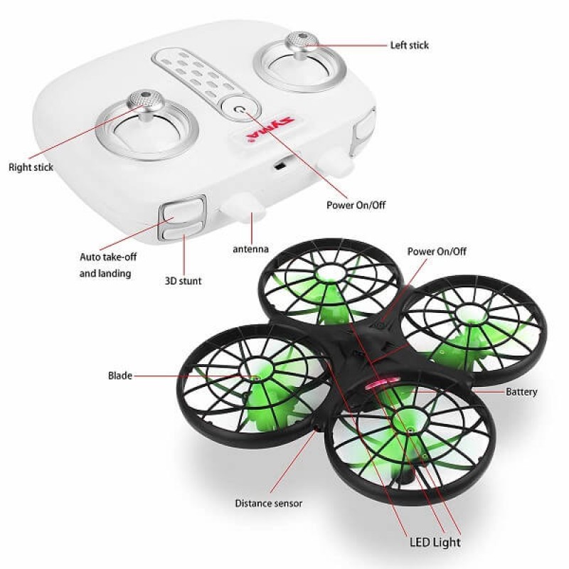Квадрокоптер Syma X26 - ударостійкий дрон з барометром, розпізнаванням перешкод