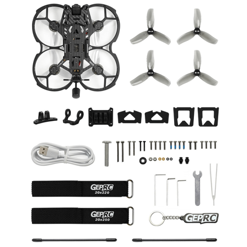 Квадрокоптер GEPRC CineLog35 V2 Analog ELRS 915 – FPV-дрон з камерою, БК мотори, до 8,5 хвилин