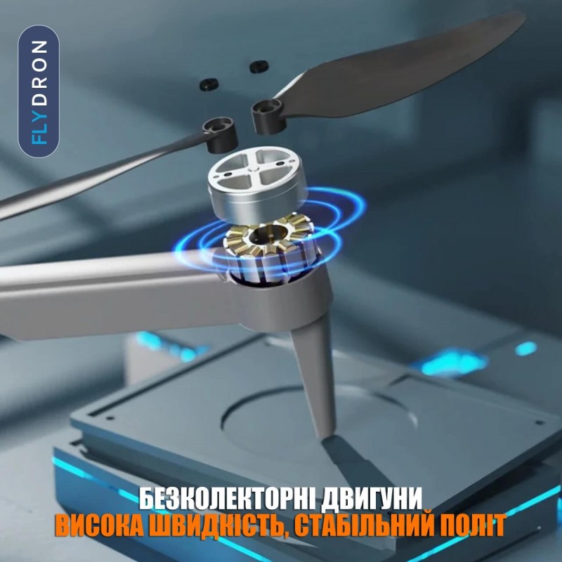 Квадрокоптер AE7 – FPV-дрон з 4K камерою, БК мотори, АКБ в комплекті, Уникнення перешкод, Безголовий режим, 20 хвилин, 200 метрів, 156 грамів, Кейс