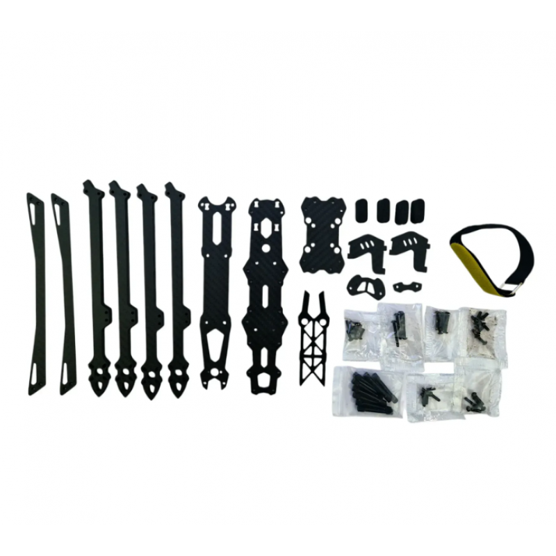 Рама Mark4 V2 10" 427мм – карбонова X-рама для FPV дронів