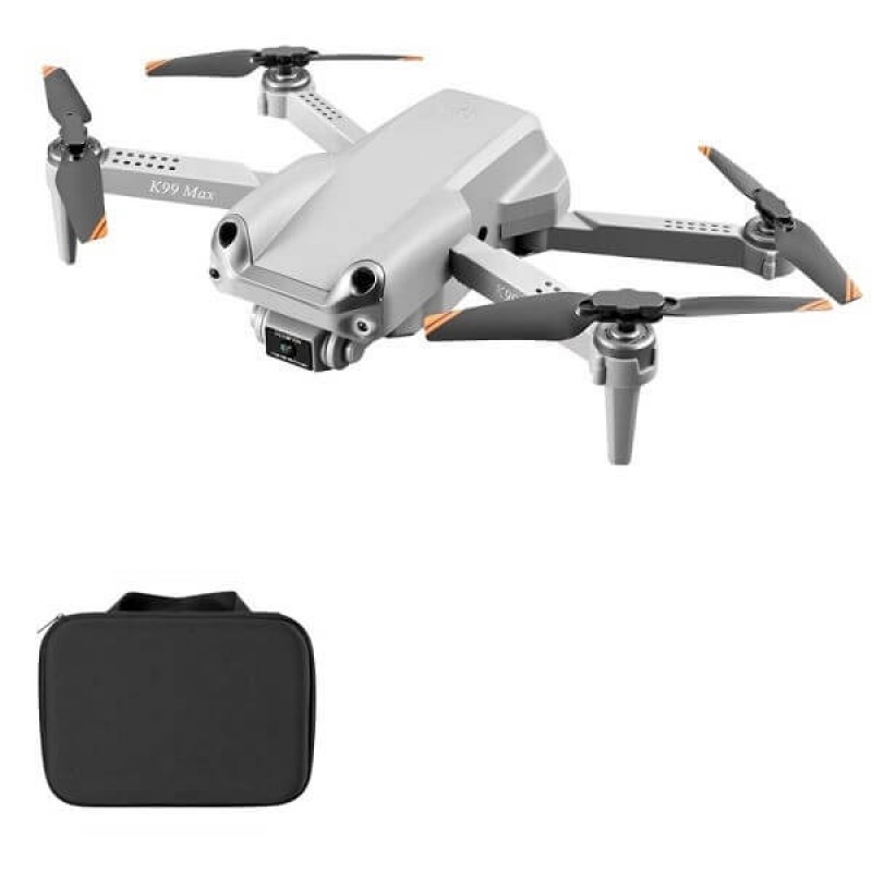 Квадрокоптер OAS K99 Max Gray - дрон з 4К і HD камерами, FPV, барометр, до 18 хвилин в кейсі